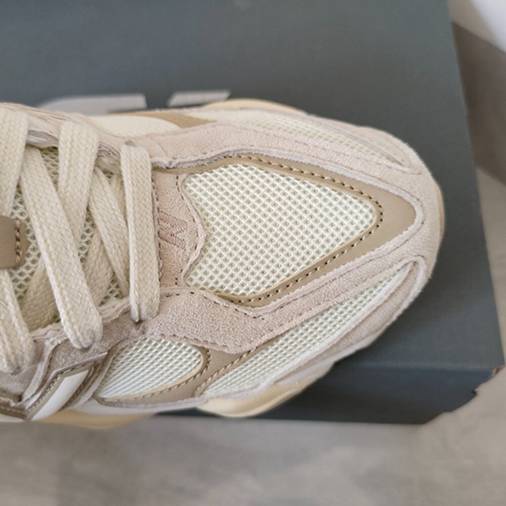 New Balance 9060 Cream Sneakers - Picture 6 of 7
